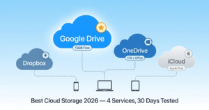 Google Drive vs Dropbox vs OneDrive vs iCloud Compared: Best Cloud Storage in 2026