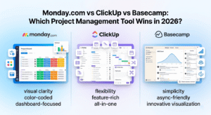 Monday.com vs ClickUp vs Basecamp: Best Project Management Tools for Remote Teams in 2026