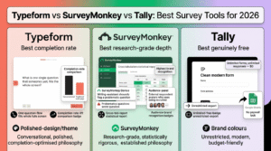 Typeform vs SurveyMonkey vs Tally: Best Survey Tools in 2026