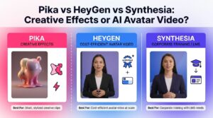 Pika vs HeyGen vs Synthesia: Best AI Video Generators