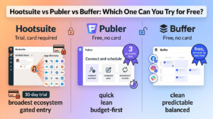 Hootsuite vs Publer vs Buffer: Best Social Media Scheduling Tools